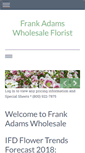 Mobile Screenshot of frankadamswf.com