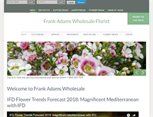 Tablet Screenshot of frankadamswf.com